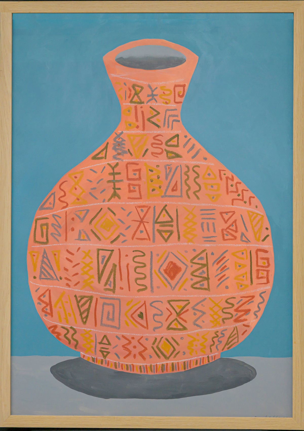 African Pattern Pot