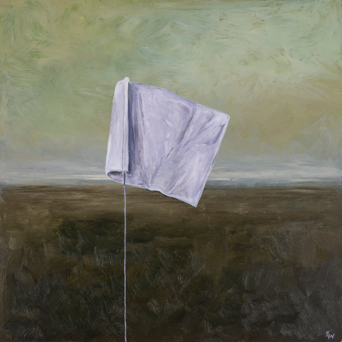 Large Painted Flag