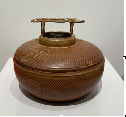 Carved Vessel with Lid