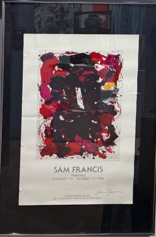 Exhibition Poster (Sam Francis)
