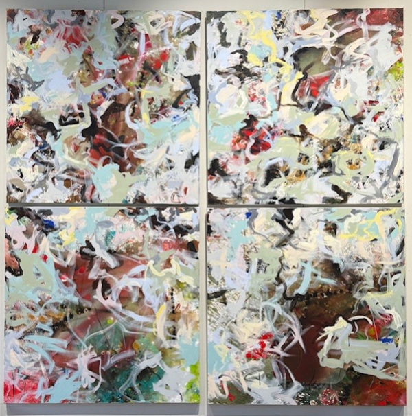 Abstract Quadtych