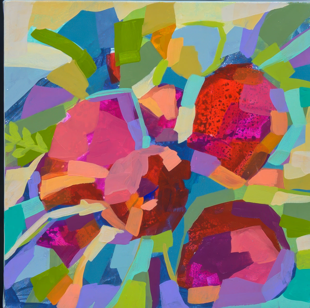 Floral Study in Red