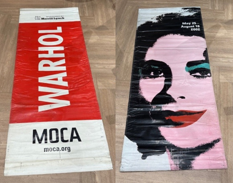 Boulevard Banner Elizabeth Taylor by Andy Warhol