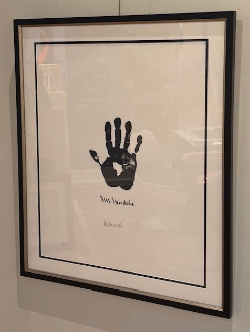 Nelson Mandela Handprint