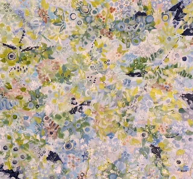Spring Blue & Green Floral