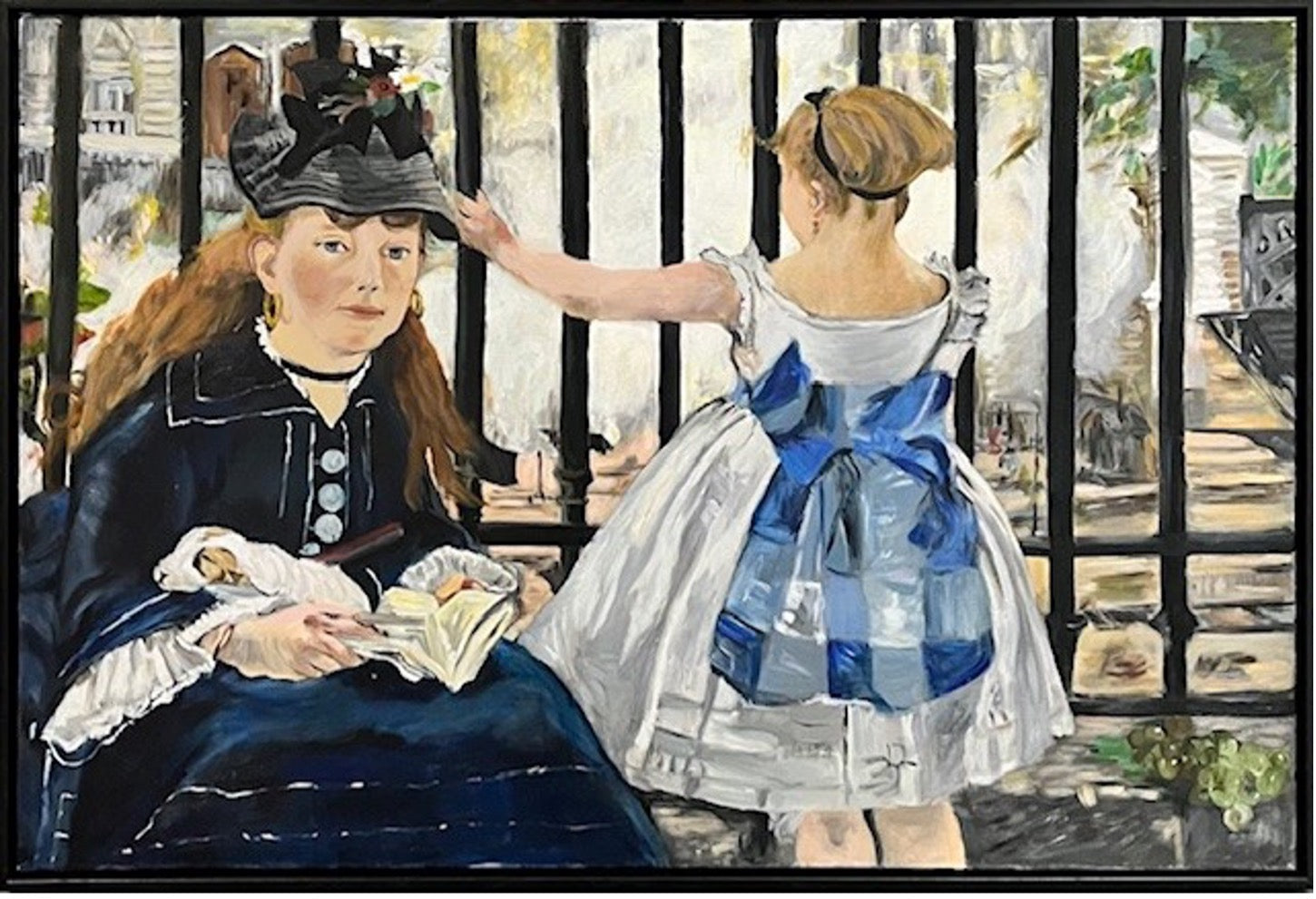 The Railway after Édouard Manet – Copied at the National Gallery of Art, Washington, D.C.